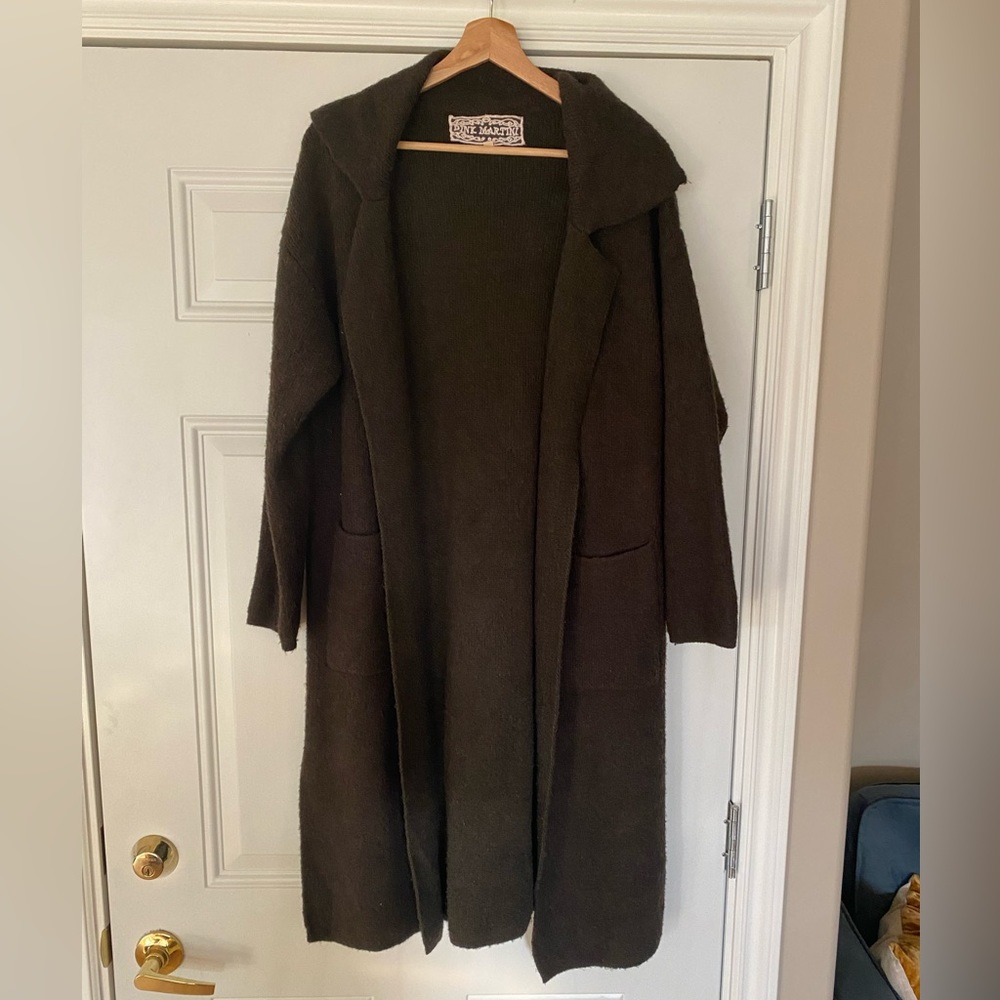 Pink Martini Forest Green Duster | Medium